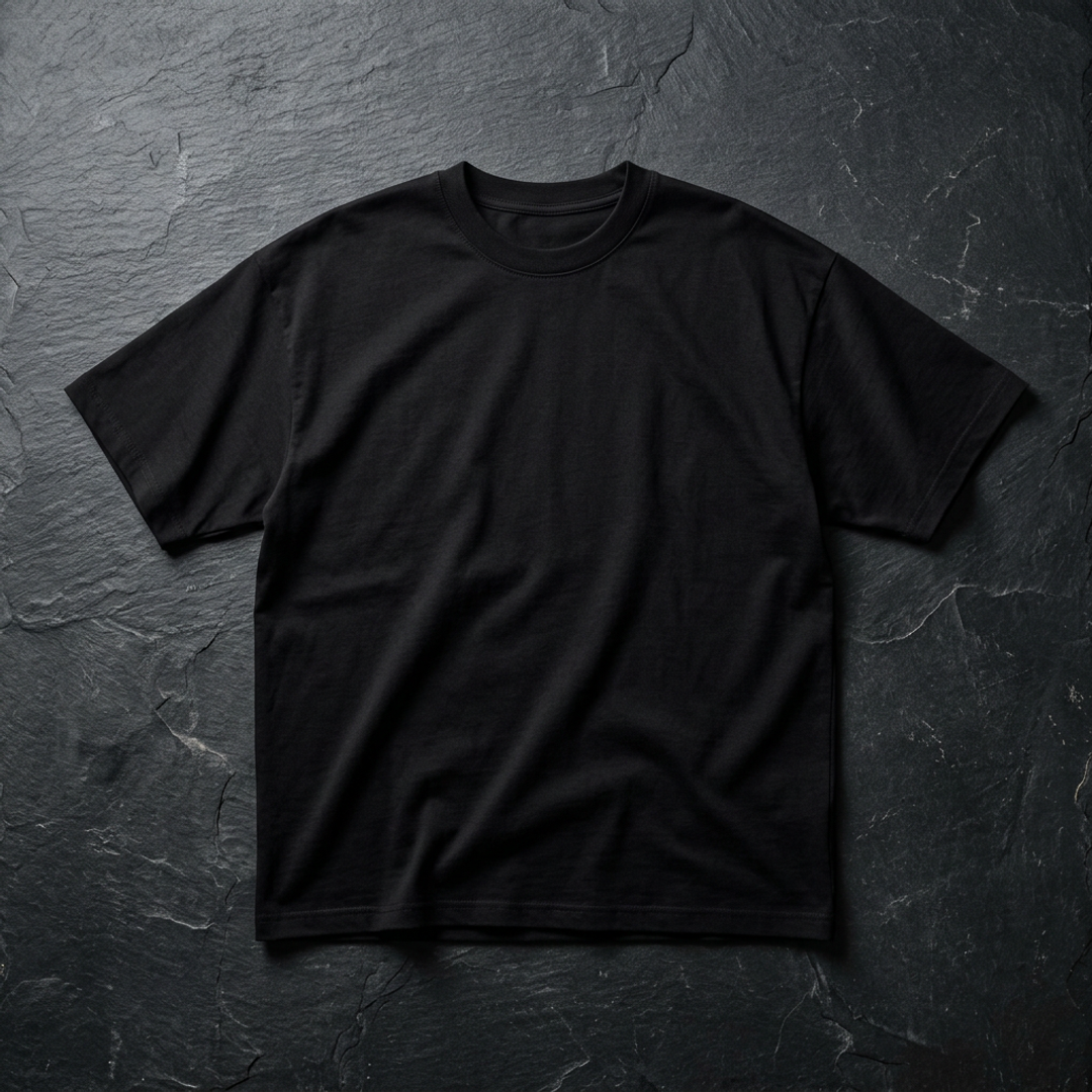Minimal Black Tee